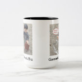 2 Couleurs Tasse de classique de GamesAtWork.Biz (Centre)