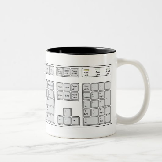 2 Couleurs Tasse de clavier (voir la description) (Droit)