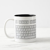 2 Couleurs Tasse de clavier (voir la description) (Gauche)