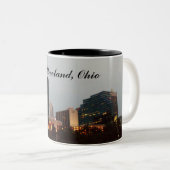 2 Couleurs Tasse de CLEVELAND, OHIO (Devant droit)