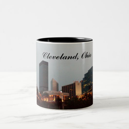 2 Couleurs Tasse de CLEVELAND, OHIO (Centre)