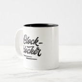 2 Couleurs Tasse de Clockblocker (Devant gauche)