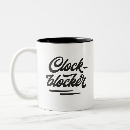 2 Couleurs Tasse de Clockblocker (Gauche)