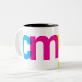 2 Couleurs Tasse de CMYK (Devant gauche)