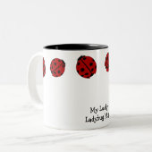 2 Couleurs Tasse de coccinelle (Devant gauche)