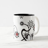 2 Couleurs Tasse de coccinelle (Devant droit)