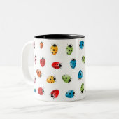 2 Couleurs Tasse de coccinelles (Devant gauche)