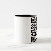 2 Couleurs Tasse de code de QR (Centre)
