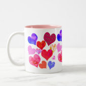 2 Couleurs tasse de coeur (Gauche)