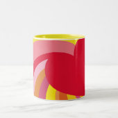 2 Couleurs Tasse de coeur d'été (Centre)