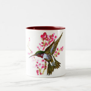 2 Couleurs Tasse de colibri