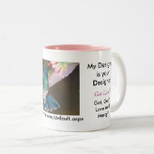 2 Couleurs Tasse de colibri (Devant droit)