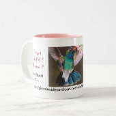 2 Couleurs Tasse de colibri (Devant gauche)