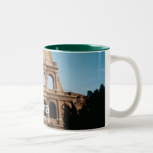 2 Couleurs Tasse de Colosseum, Roma (Droit)