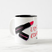 2 Couleurs Tasse de commando de rouge à lèvres (Devant gauche)