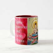2 Couleurs Tasse de compassion (Devant gauche)