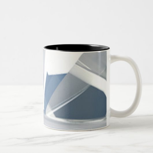 2 Couleurs Tasse de conception d'art abstrait (Droit)