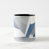 2 Couleurs Tasse de conception d'art abstrait (Centre)