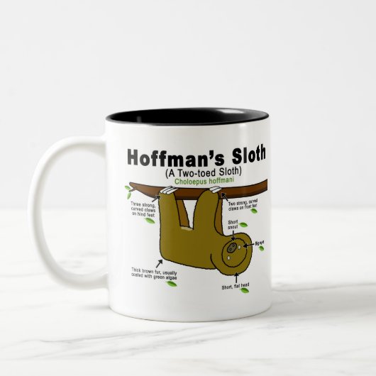 2 Couleurs Tasse de conception de paresse (Gauche)