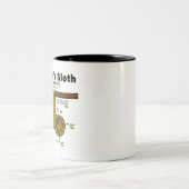 2 Couleurs Tasse de conception de paresse (Centre)
