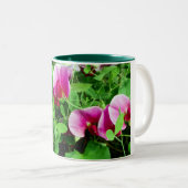 2 Couleurs Tasse de conception de pois doux (Devant droit)