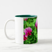 2 Couleurs Tasse de conception de pois doux (Gauche)