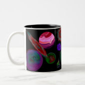 2 Couleurs Tasse de conception de système solaire (Gauche)