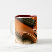 2 Couleurs Tasse de concert de violon (Devant gauche)