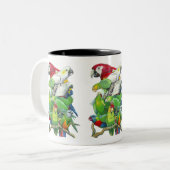 2 Couleurs Tasse de confiture de perroquet (Devant gauche)