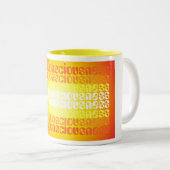 2 Couleurs Tasse de conscience d'augmenter (Devant droit)