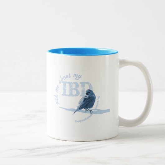 2 Couleurs Tasse de conscience d'IBD - peu de birdie (Droit)