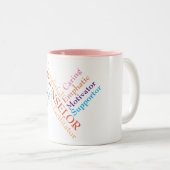 2 Couleurs Tasse de conseiller (Devant droit)