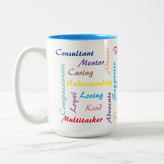 2 Couleurs Tasse de conseiller (Gauche)