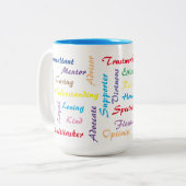 2 Couleurs Tasse de conseiller (Devant gauche)
