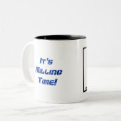 2 Couleurs Tasse de "contact" (Devant gauche)