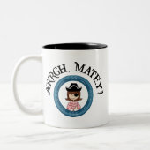 2 Couleurs Tasse de copain de fille de pirate d'Arrgh (Gauche)