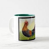 2 Couleurs Tasse de coq de conte d'imaginaire (Devant gauche)