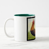 2 Couleurs Tasse de coq de conte d'imaginaire (Gauche)