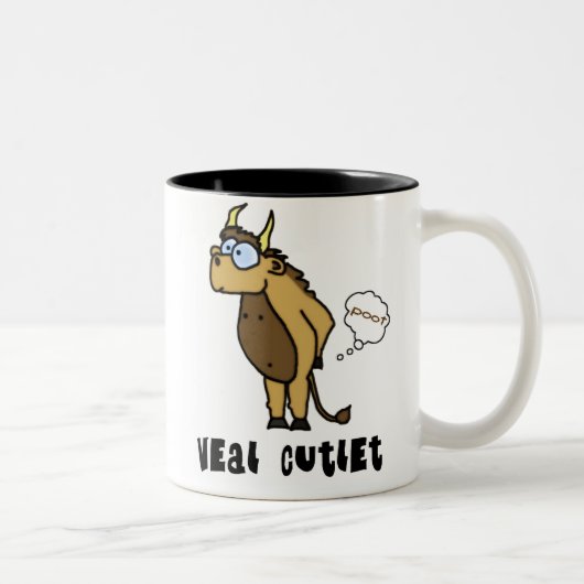 2 Couleurs Tasse de côtelette de veau (Droit)