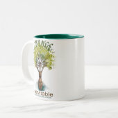 2 Couleurs tasse de couleur (Devant gauche)