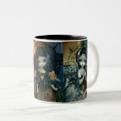 2 Couleurs Tasse "de cour d'Unseelie" (Devant droit)