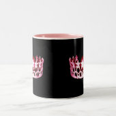 2 Couleurs Tasse de couronne de rose de style de la Mlle (Centre)