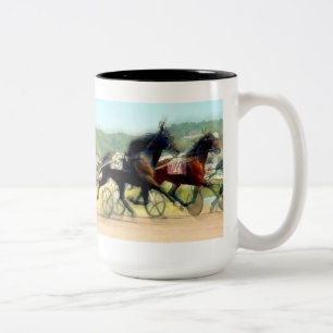 2 Couleurs Tasse de course d'attelages