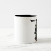 2 Couleurs Tasse de coutume de Boston Terrier (Centre)