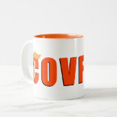 2 Couleurs Tasse de Covfefe (Devant gauche)