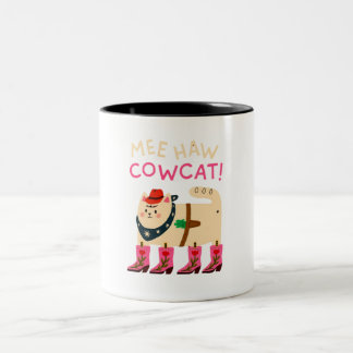 2 Couleurs tasse de cowcat
