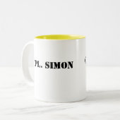 2 Couleurs Tasse de Cpl. Simon (Devant gauche)