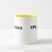 2 Couleurs Tasse de Cpl. Simon (Centre)