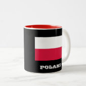 2 Couleurs Tasse de Cracovie Pologne (Devant droit)