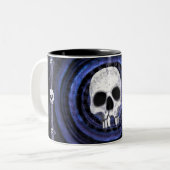 2 Couleurs Tasse de crâne (Devant gauche)